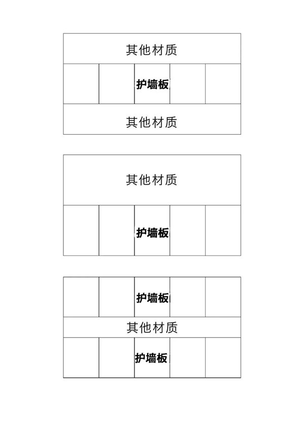 极简护墙板